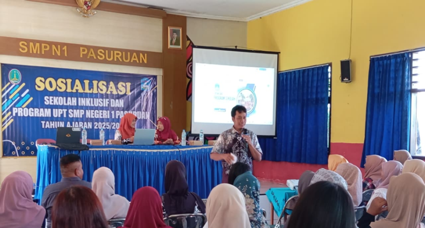 Sosialisasi Sekolah Inklusif UPT SMP Negeri 1 Pasuruan